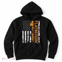 Flatbedder Truck American Flag Patriotic Flatbed Trucker Hoodie thumb 0