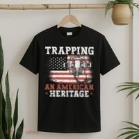 flag Trapping An American Heritage Trap Hunting T-Shirt thumb 2