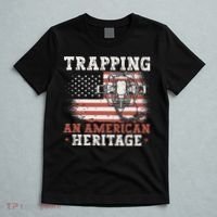 flag Trapping An American Heritage Trap Hunting T-Shirt thumb 5