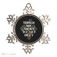 Funny Things Are About To Get Dicey DnD Ornament thumb 0