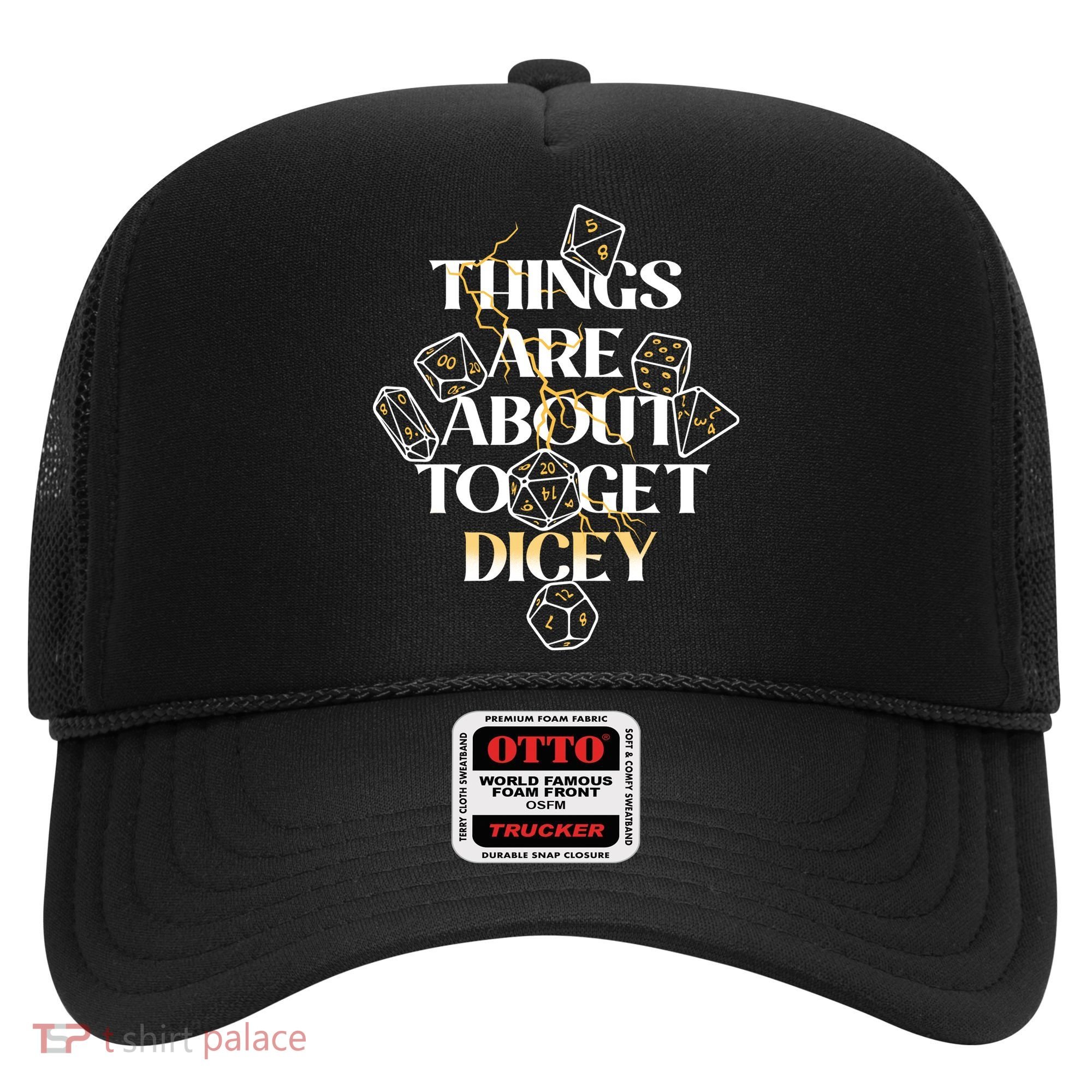 Funny Things Are About To Get Dicey DnD Hat