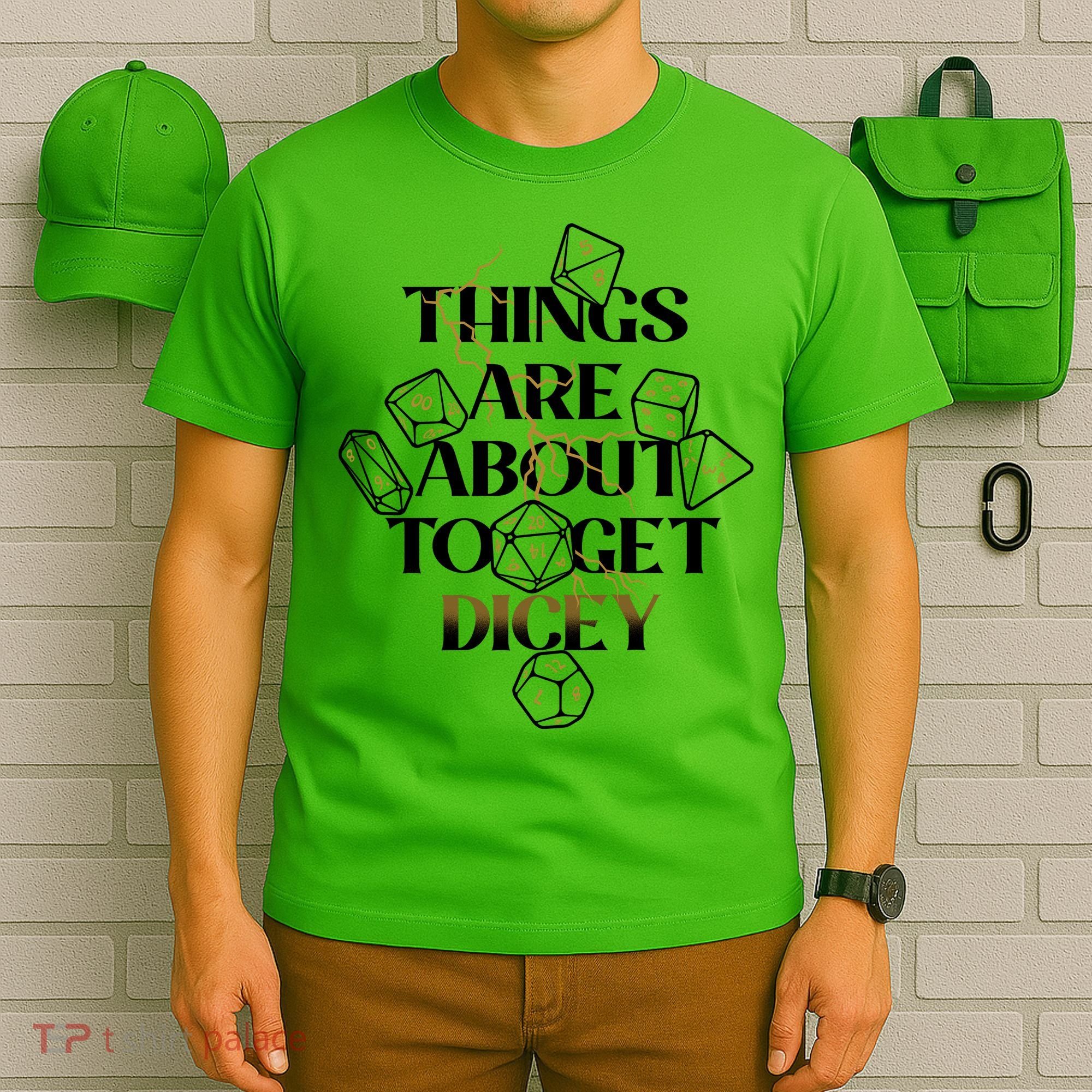 Funny Things Are About To Get Dicey DnD T-Shirt