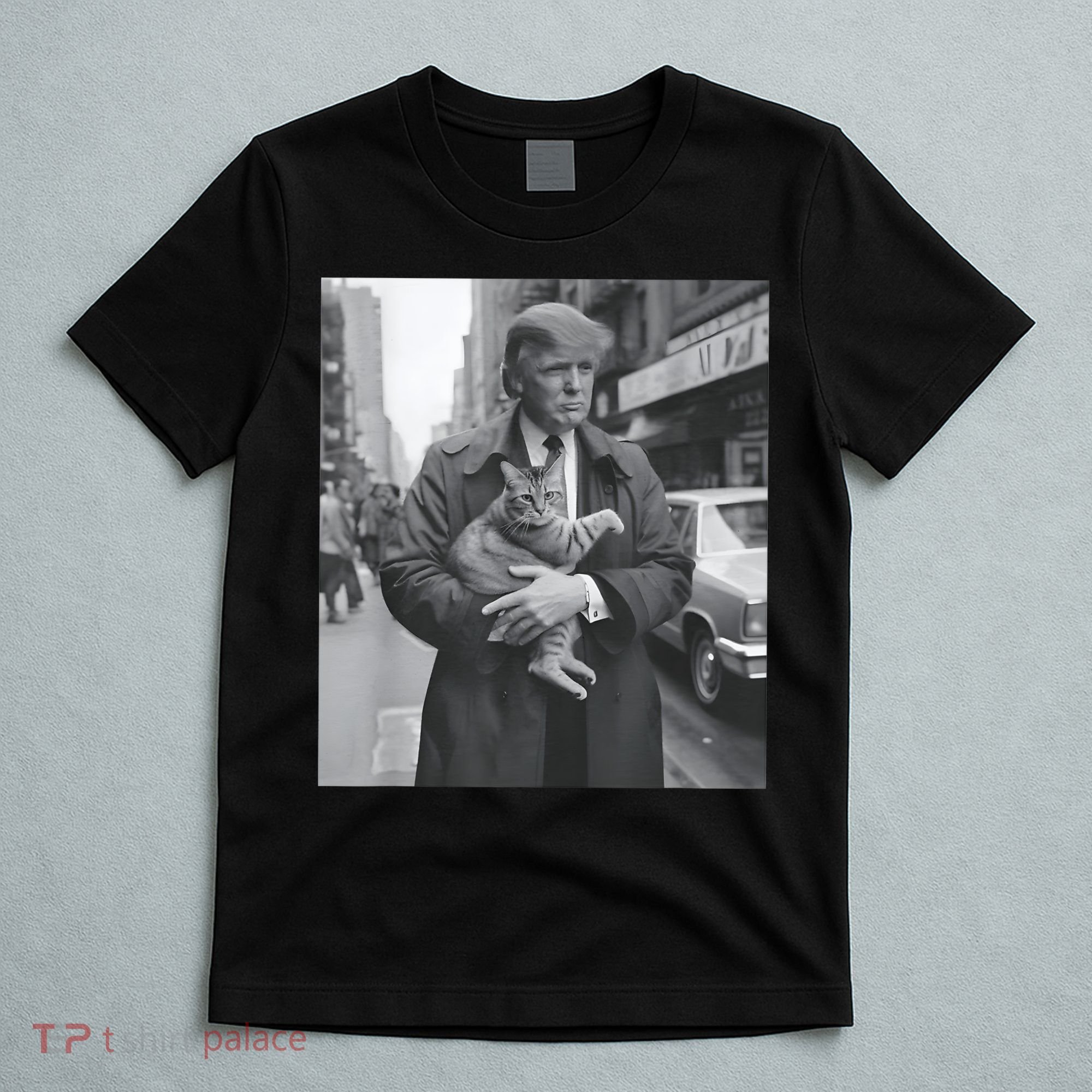 Funny Trump And Cat Funny Political T-Shirt