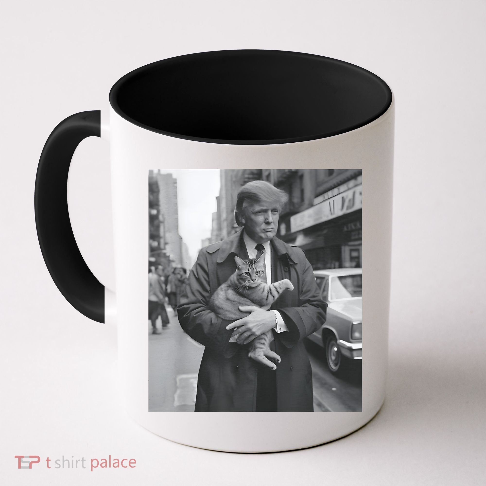 Funny Trump And Cat Funny Political Coffee Mug