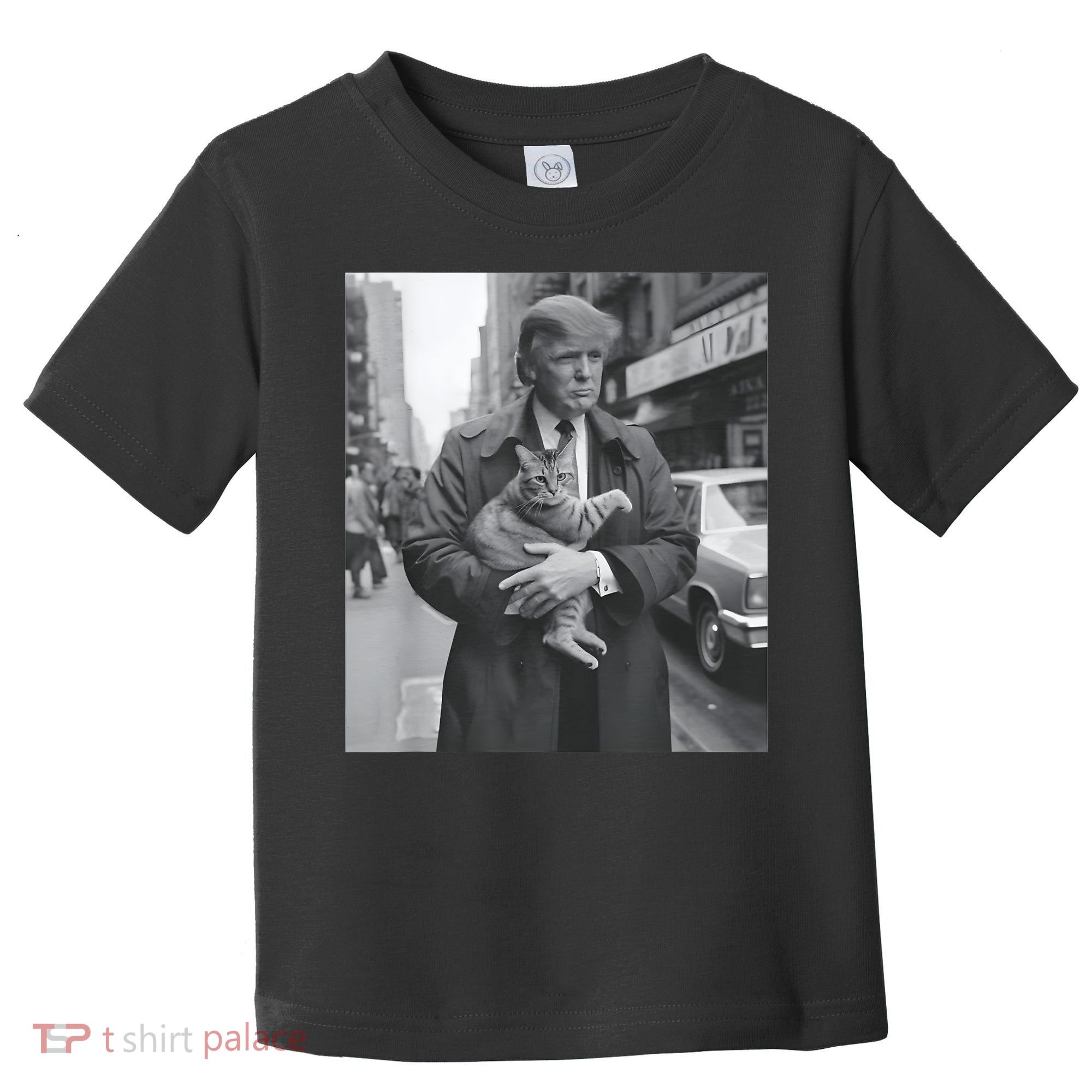 Funny Trump And Cat Funny Political Toddler T-Shirt