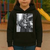 Funny Trump And Cat Funny Political Kids Hoodie thumb 3