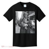Funny Trump And Cat Funny Political Kids T-Shirt thumb 0