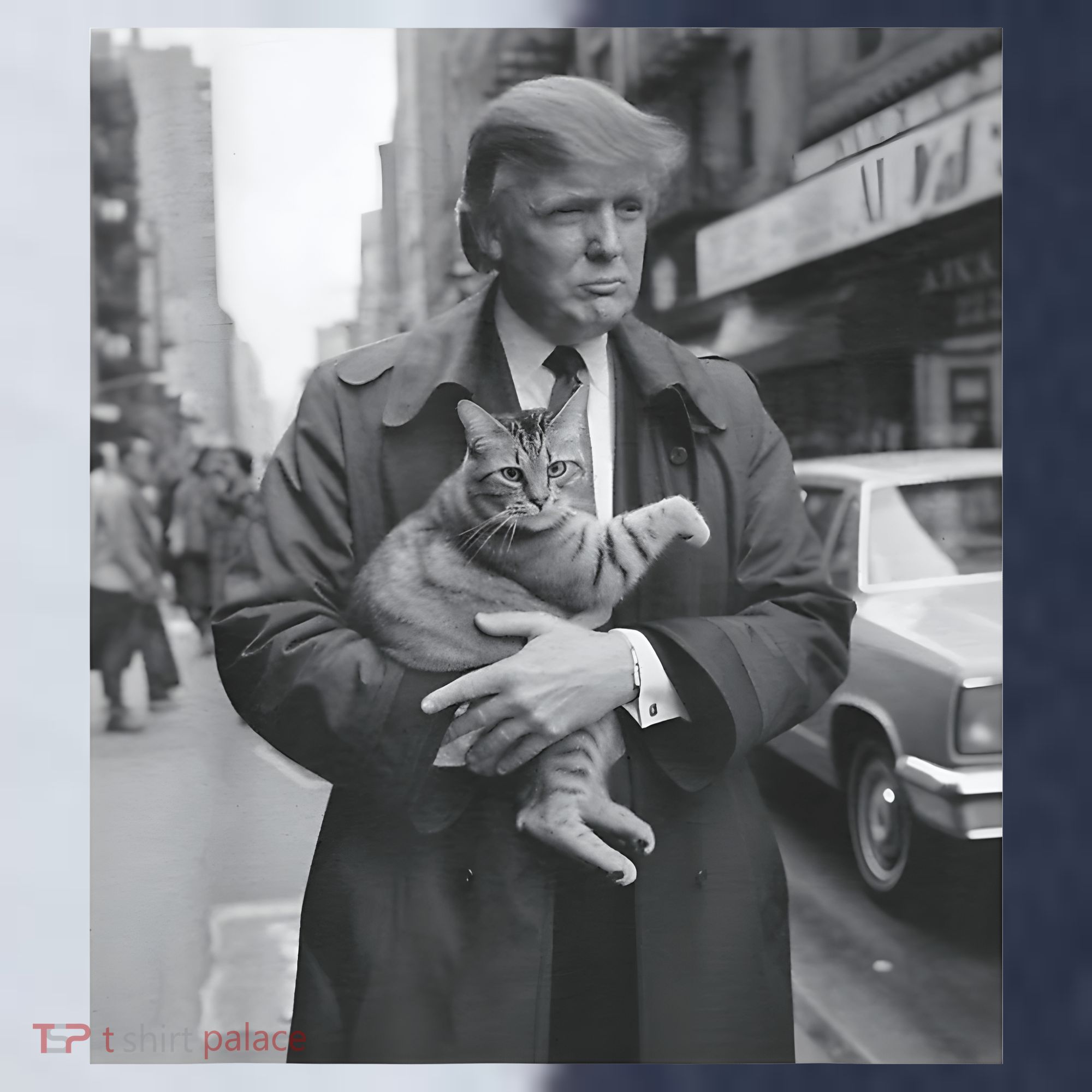 Funny Trump And Cat Funny Political Sport-Tek Competitor United Soccer Jersey