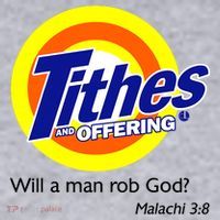 Funny Tithes And Offering Will A Man Rob God Women's Sweatshirt thumb 2