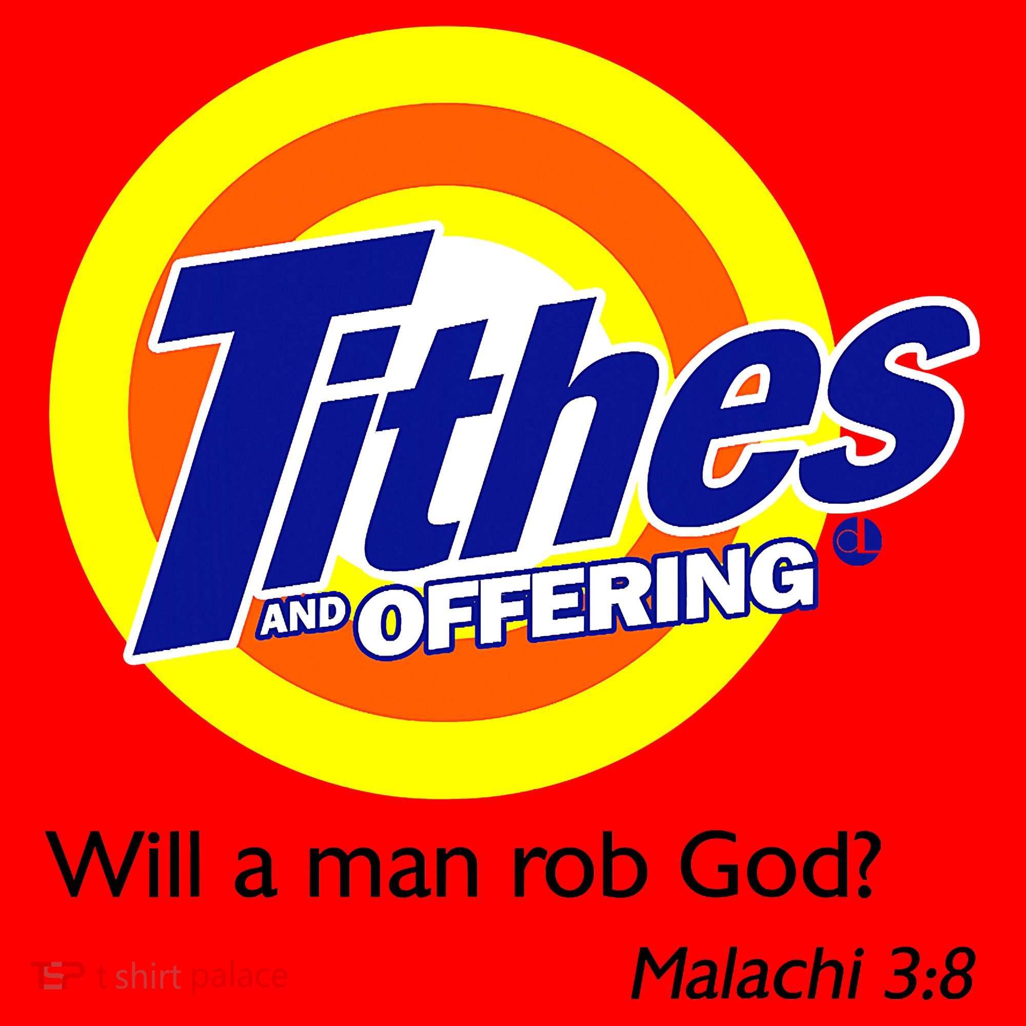 Funny Tithes And Offering Will A Man Rob God Santa Hat