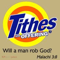 Funny Tithes And Offering Will A Man Rob God Long Sleeve Shirt thumb 2