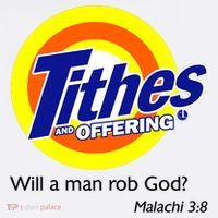 Funny Tithes And Offering Will A Man Rob God Pajama Set thumb 2