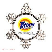 Funny Tithes And Offering Will A Man Rob God Ornament thumb 0