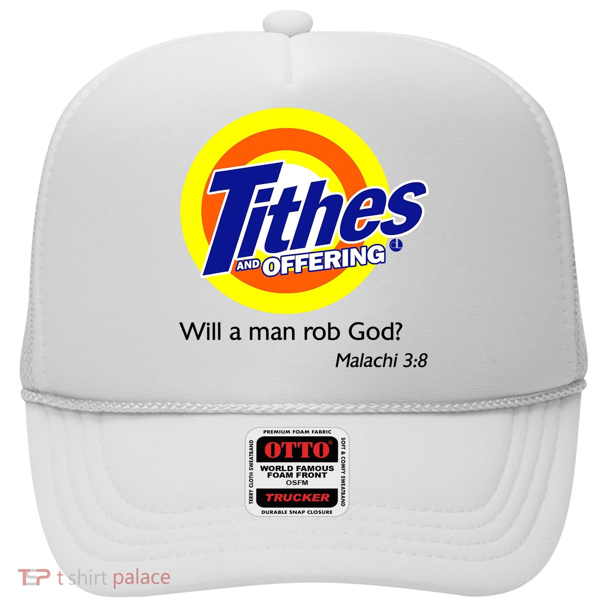 Funny Tithes And Offering Will A Man Rob God Hat