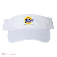 Funny Tithes And Offering Will A Man Rob God Visor thumb 0
