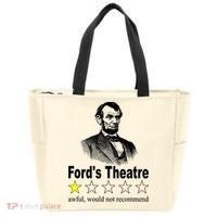 Ford's Theatre Awful Would Not Recommend Review Tote Bag thumb 0