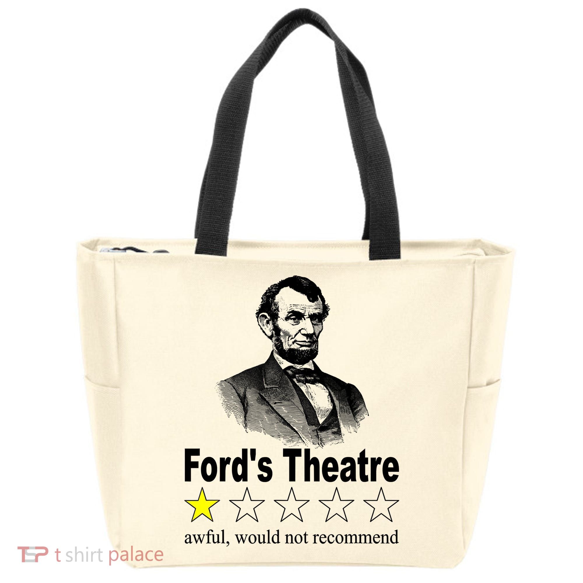 Ford's Theatre Awful Would Not Recommend Review Tote Bag