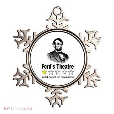 Ford's Theatre Awful Would Not Recommend Review Ornament