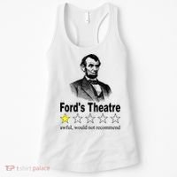 Ford's Theatre Awful Would Not Recommend Review Women's Tank Top thumb 0