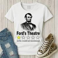 Ford's Theatre Awful Would Not Recommend Review Women's T-Shirt thumb 3