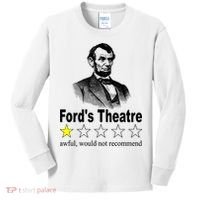 Ford's Theatre Awful Would Not Recommend Review Kids Long Sleeve Shirt thumb 0