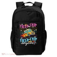 Field Trip Anyone School Bus Field Day Teacher Student Backpack thumb 0