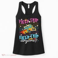 Field Trip Anyone School Bus Field Day Teacher Student Women's Tank Top thumb 0