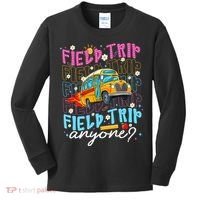 Field Trip Anyone School Bus Field Day Teacher Student Kids Long Sleeve Shirt thumb 0