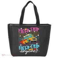 Field Trip Anyone School Bus Field Day Teacher Student Tote Bag thumb 0