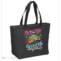 Field Trip Anyone School Bus Field Day Teacher Student Tote Bag thumb 2