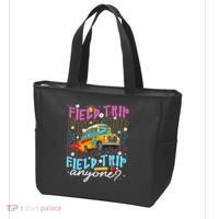 Field Trip Anyone School Bus Field Day Teacher Student Tote Bag thumb 3