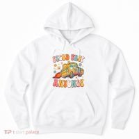 Field Trip Anyone Groovy School Bus Driver Yellow Bus Hoodie thumb 0