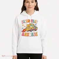 Field Trip Anyone Groovy School Bus Driver Yellow Bus Hoodie thumb 5