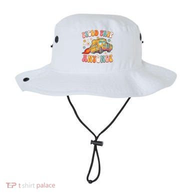 Field Trip Anyone Groovy School Bus Driver Yellow Bus Bucket Hat