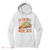 Field Trip Anyone Groovy School Bus Driver Yellow Bus Women's Hoodie thumb 0