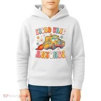 Field Trip Anyone Groovy School Bus Driver Yellow Bus Kids Hoodie thumb 4