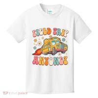 Field Trip Anyone Groovy School Bus Driver Yellow Bus Kids T-Shirt thumb 0