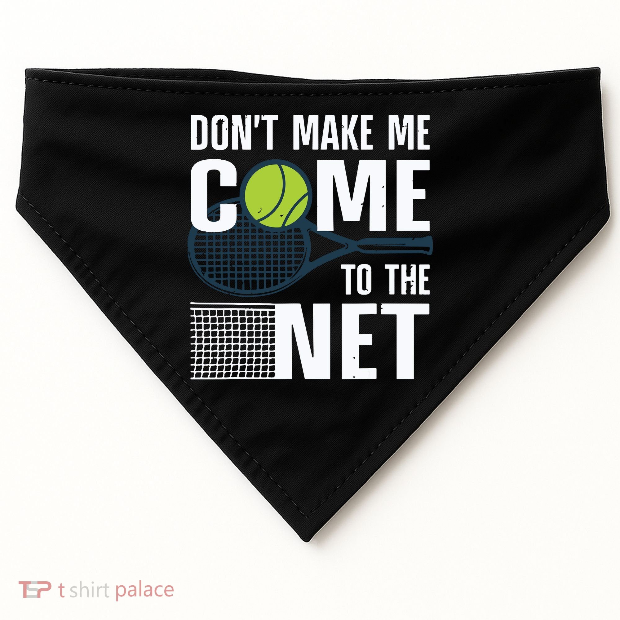 Funny Tennis Art For Teens Tennis Player Lover USA-Made Doggie Bandana