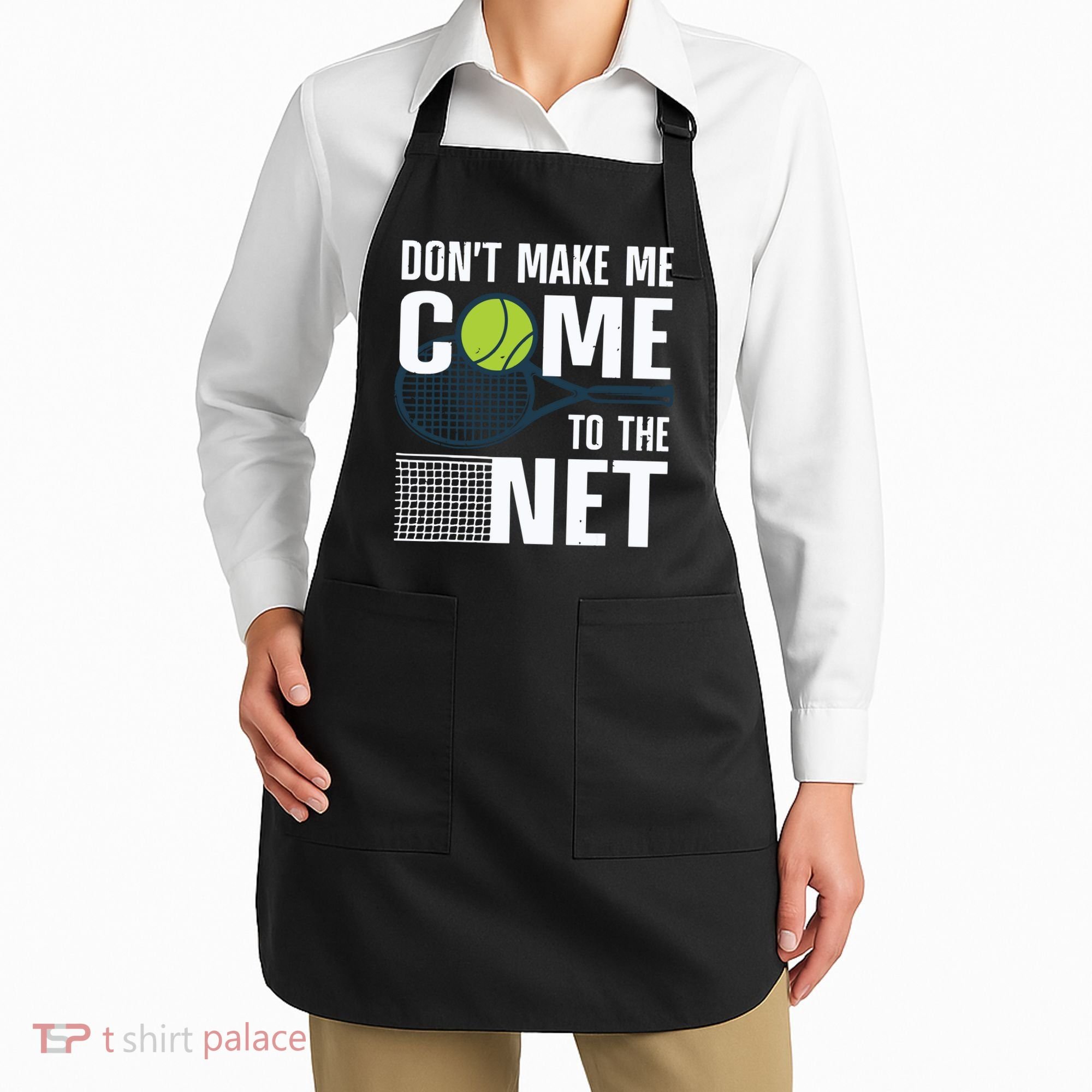 Funny Tennis Art For Teens Tennis Player Lover Apron