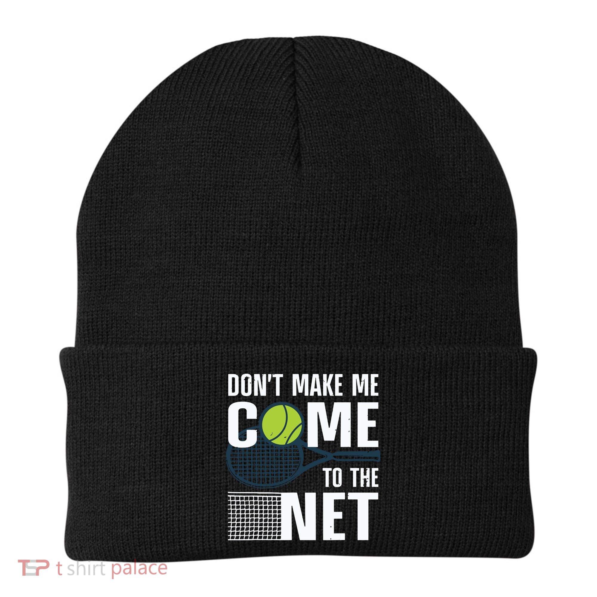Funny Tennis Art For Teens Tennis Player Lover Beanie