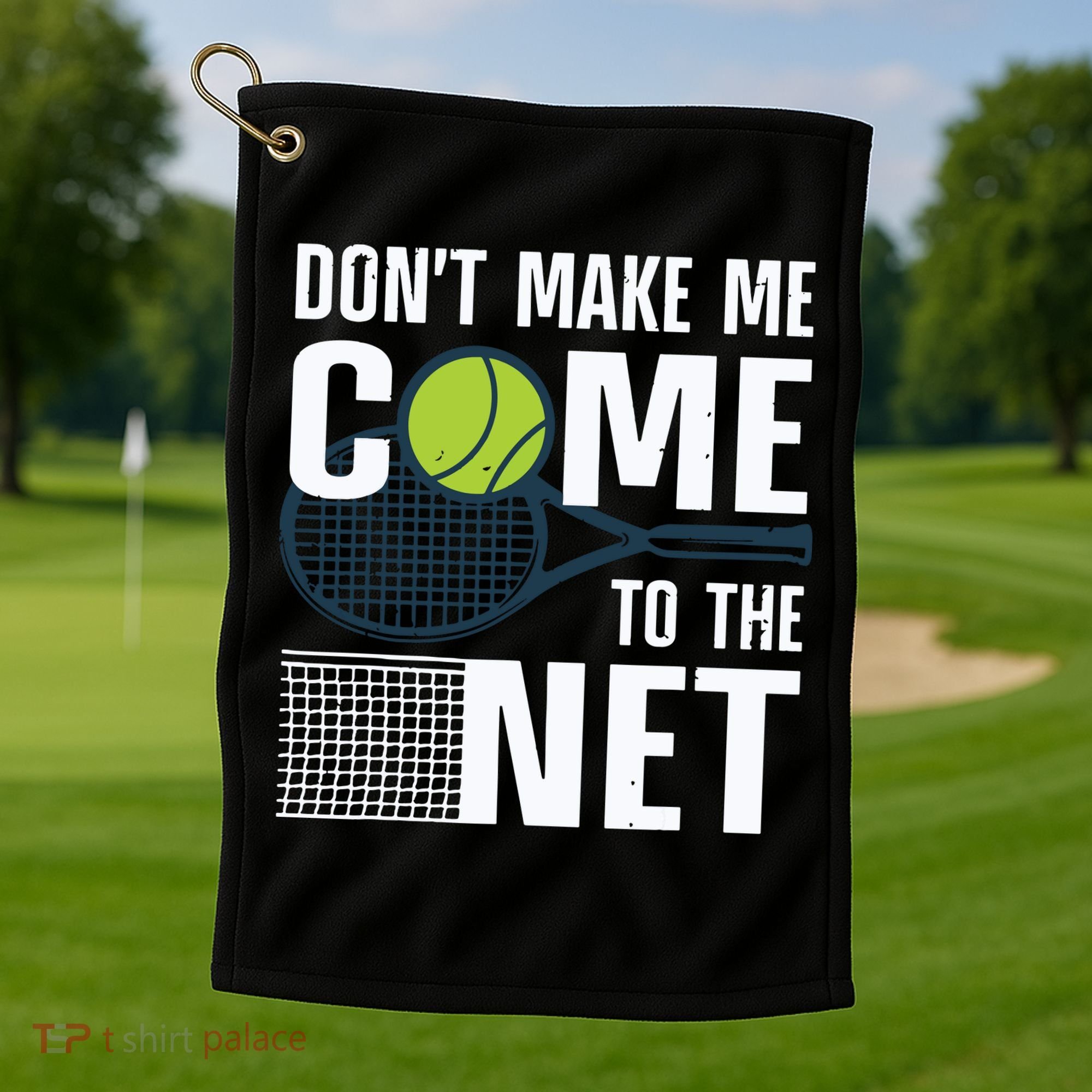 Funny Tennis Art For Teens Tennis Player Lover Golf Towel