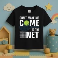 Funny Tennis Art For Teens Tennis Player Lover Toddler T-Shirt thumb 3