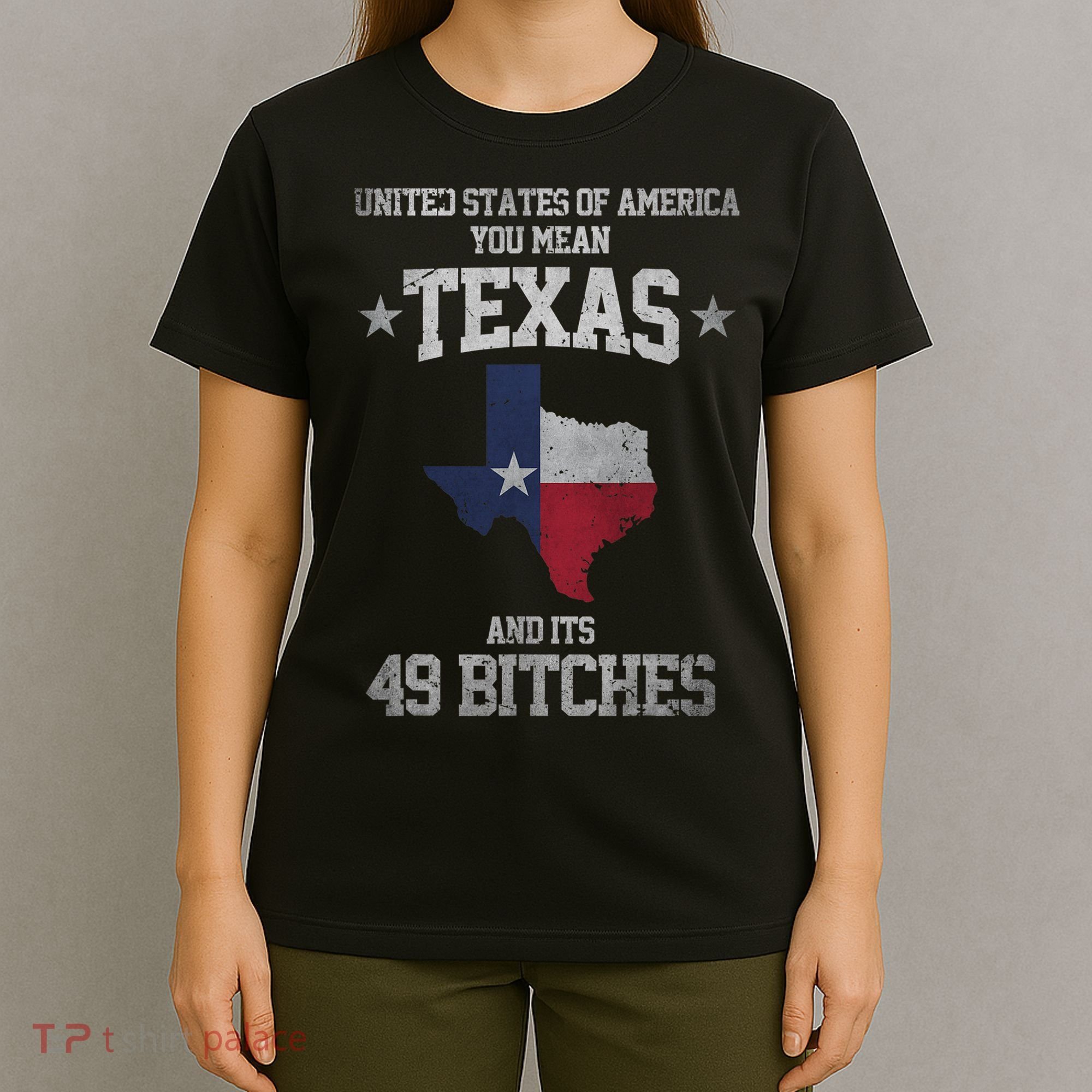 Funny Texas And Its 49 States USA Texan Vintage Texas Pride T-Shirt