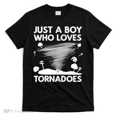 Funny Tornado Art For Boy Weather Storm Tornado Chaser T-Shirt