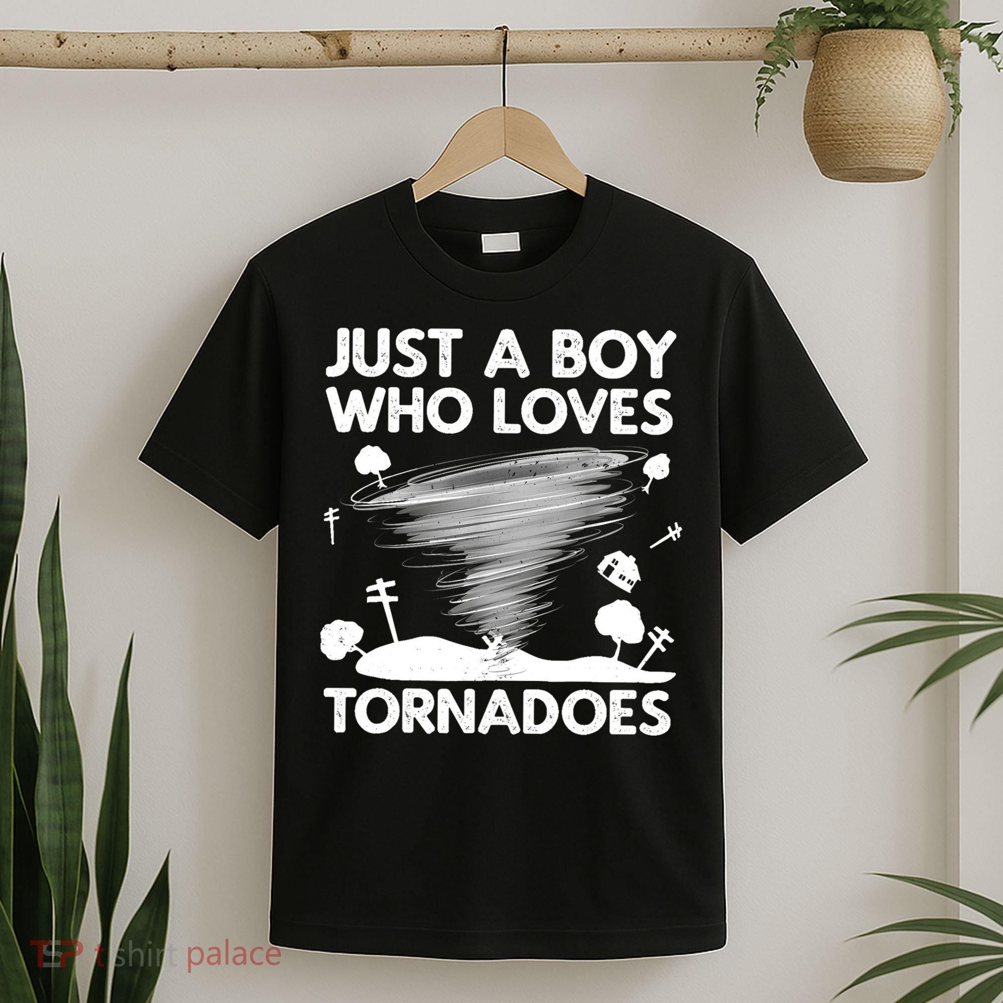 Funny Tornado Art For Boy Weather Storm Tornado Chaser T-Shirt