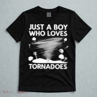 Funny Tornado Art For Boy Weather Storm Tornado Chaser T-Shirt thumb 5