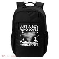 Funny Tornado Art For Boy Weather Storm Tornado Chaser Backpack thumb 0