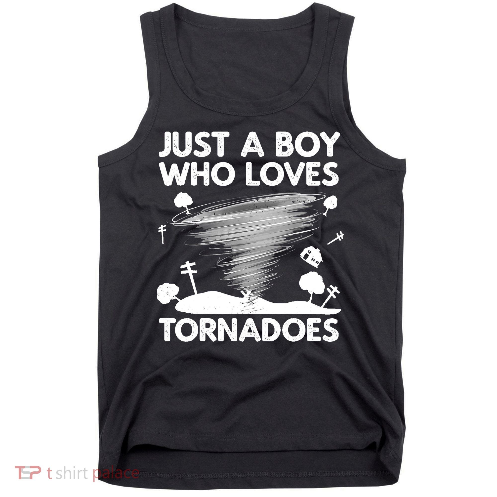 Funny Tornado Art For Boy Weather Storm Tornado Chaser Tank Top