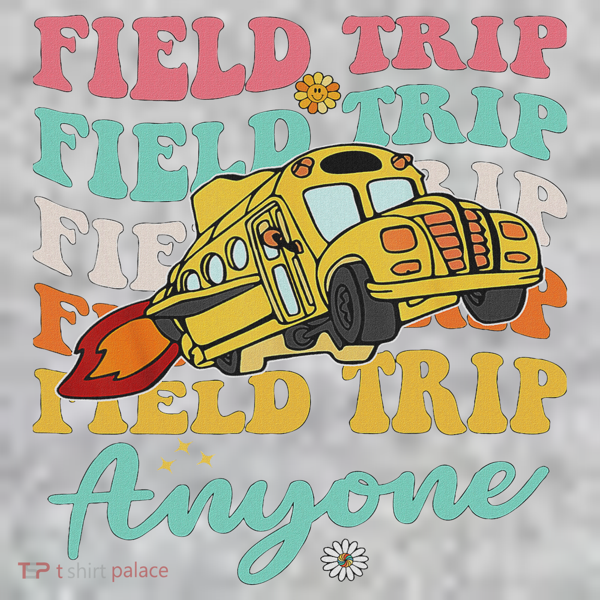 Field Trip Anyone Field Day Teacher The Baniff Cuffed Pom Beanie