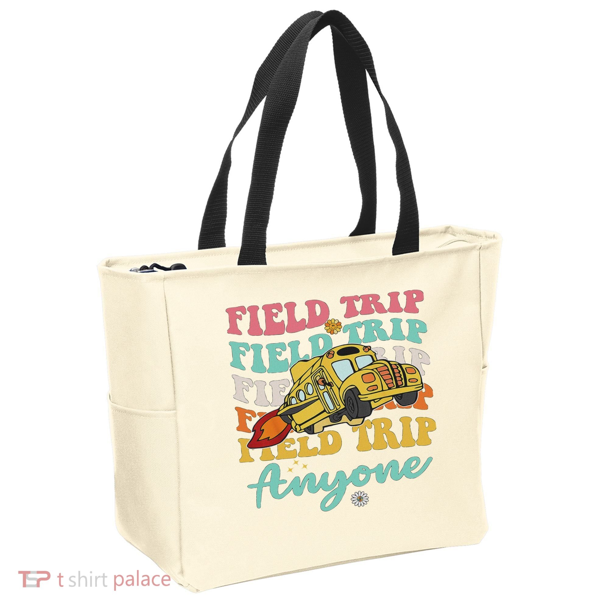 Field Trip Anyone Field Day Teacher Tote Bag